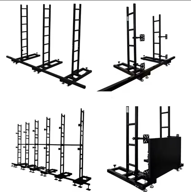 Popularne, odłączane, przenośne wsporniki żelazne do wynajmu i budowy półek, belki i wsporniki do projektów LED.