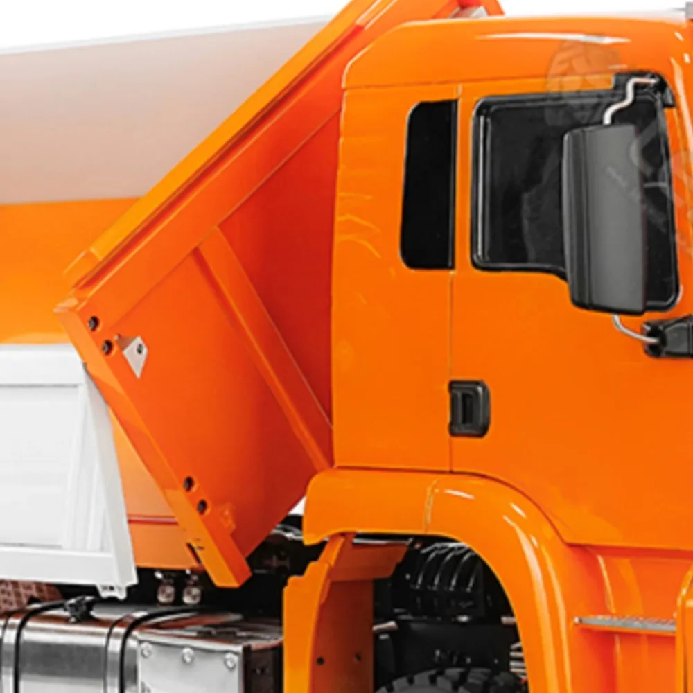 

LESU TGS 1/14 Toys 6x6 RC Hydraulic Dump Truck Metal Remote Control Dumper Car TOUCAN DIY Vehicle Light Sound Model Toy for Boys