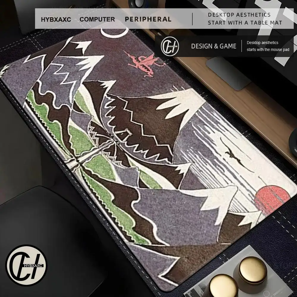 Mountain Mouse Pad Cute HD Desk Pad Extended Gaming Keyboard Mats Large 90x40cm XXL Gamer Mousepad
