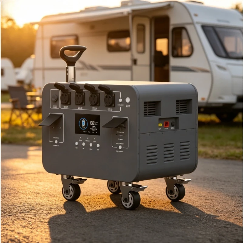 Customized Portable Power Station Solar Generator 220‑230V 2400W‑12KW MPPT Pure Sine Wave Battery for Home Car Emergency