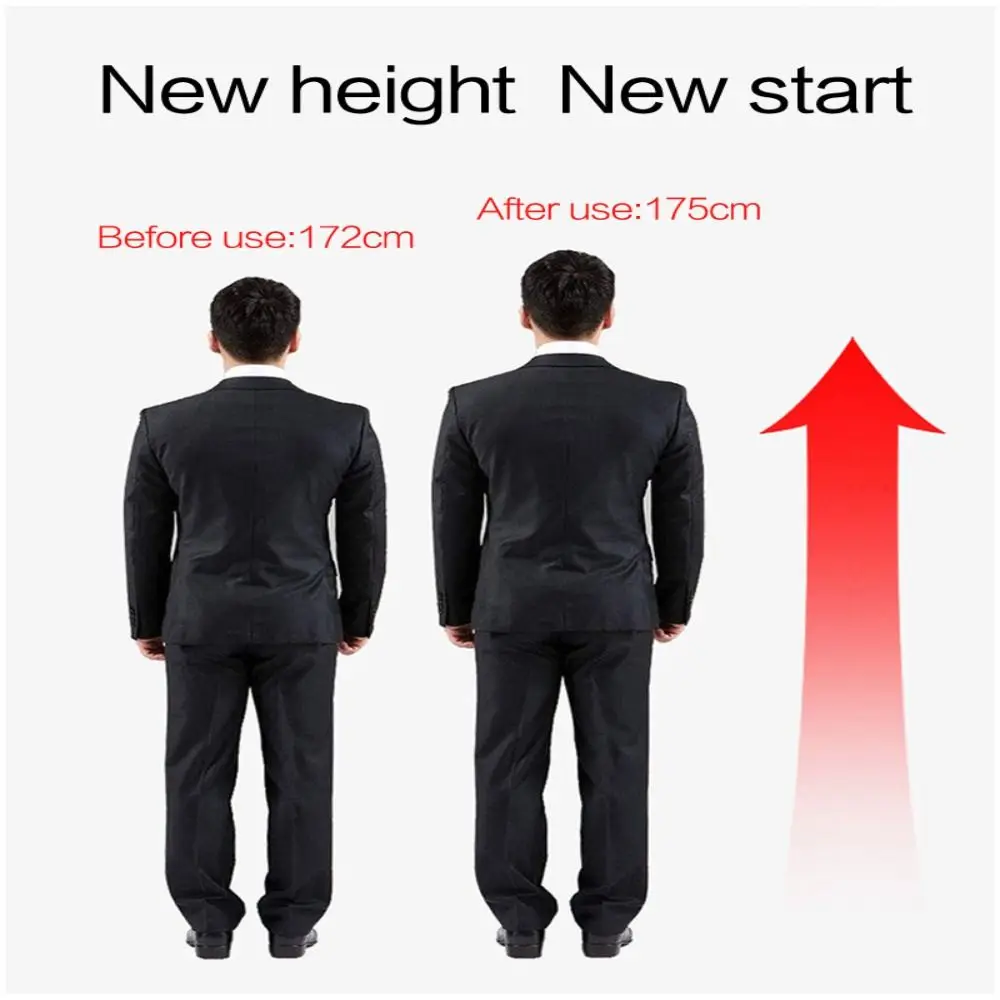 Portable Invisible Height Increased Insole Silicone Elastic Heel Cushion 2-6cm Insoles Unisex Gel Heel Pads image 6