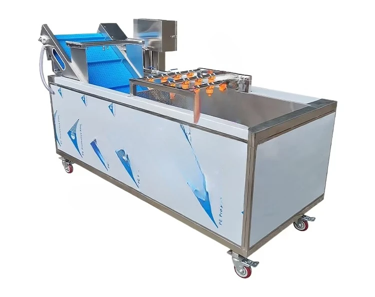 Commercial high-efficiency multi-functional fruit and vegetable washing machine bubble cleaning machine