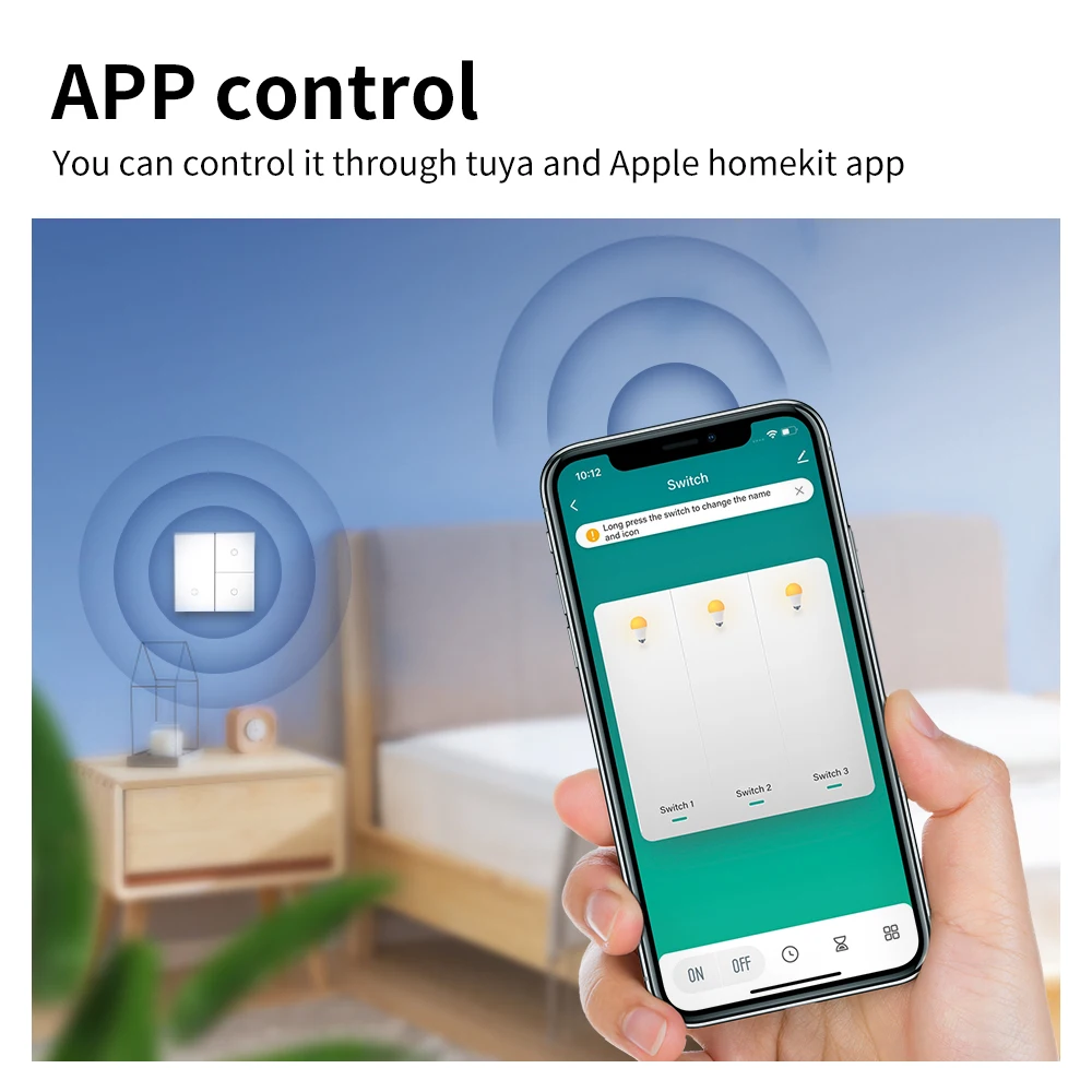 Zemismart Tuya Zigbee Smart Switch EU Anti-fingerprint Tempered Push Button Interruptor Homekit Alexa Google Home Control