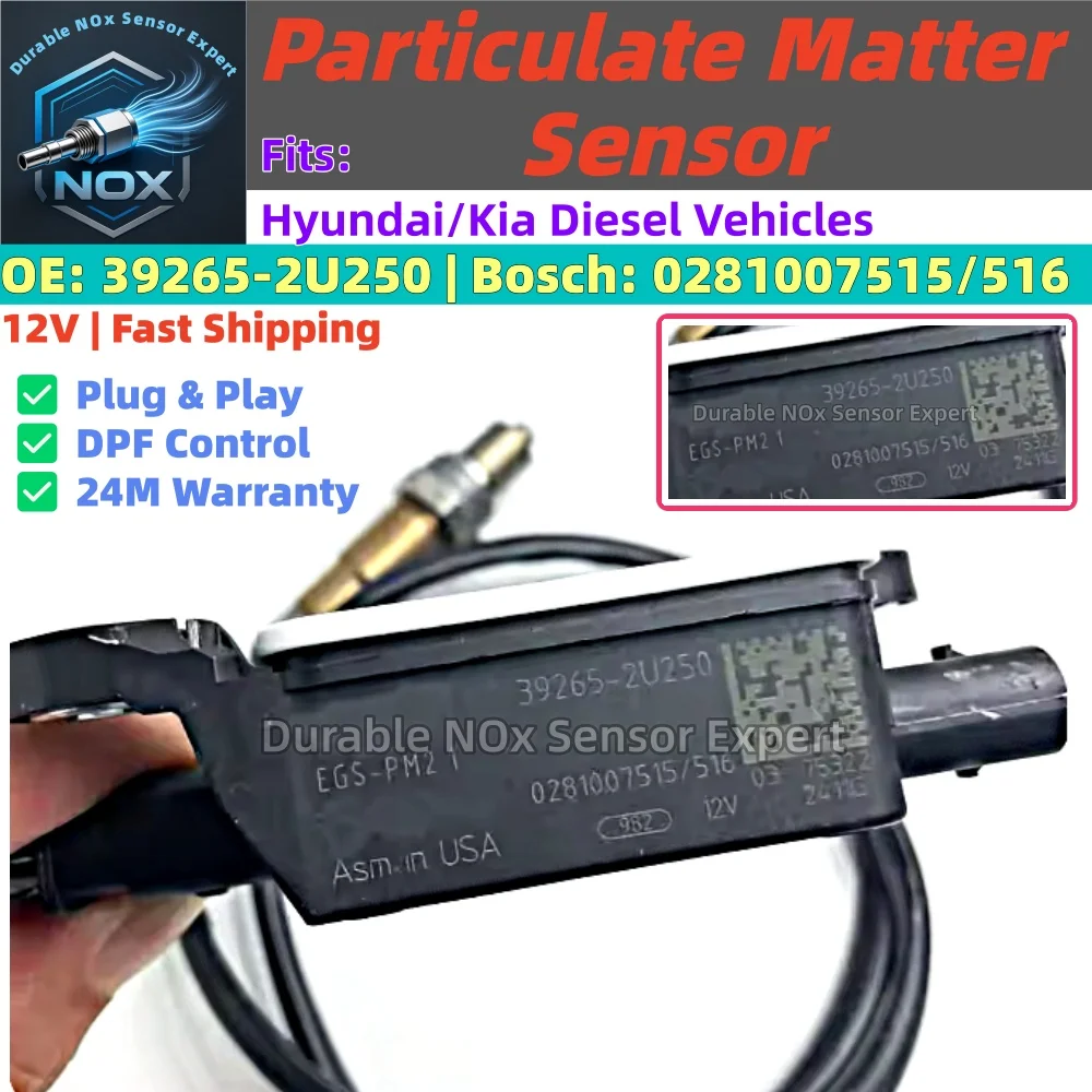 High-End Precision PM Sensor 39265-2U250 0281007515 for Hyundai Kia Diesel Vehicles