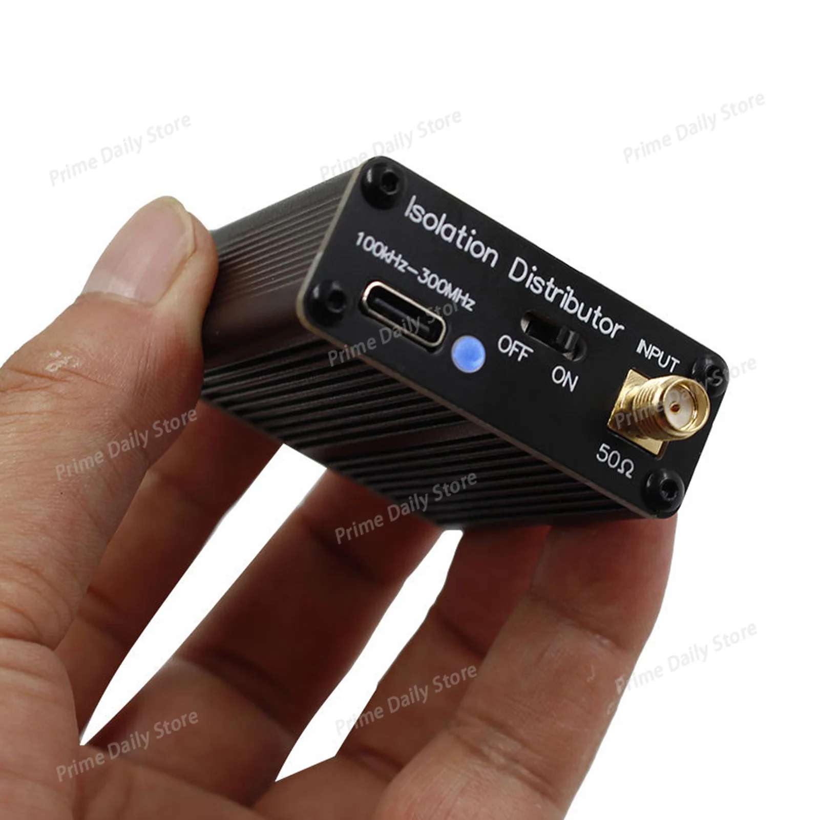 Active RF Isolation Splitter‑Distributor, Signal‑Split Accessory for GPSDO Source, 100kHz‑150MHz Frequency Range