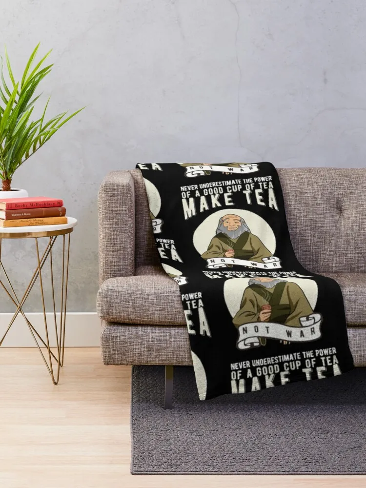 Uncle Iroh avatar the last airbender - Uncle iroh _by OniSide_ Throw Blanket Weighted Moving Sofas Blankets