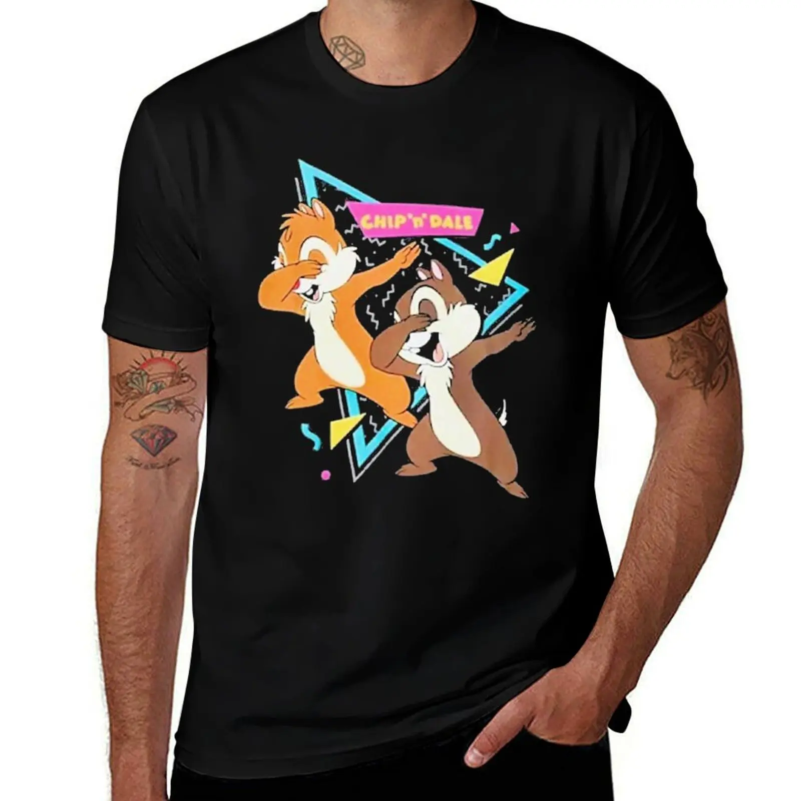 

Rescue rangers retro T-Shirt shirts graphic tees cute clothes customs cotton t shirt men