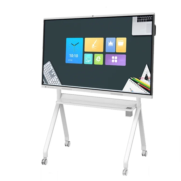 HDFocus OEM 65 75 86 100 Inch Interactive Flat Panel Multi Touch Screen Digital Whiteboard Smart Board For Education
