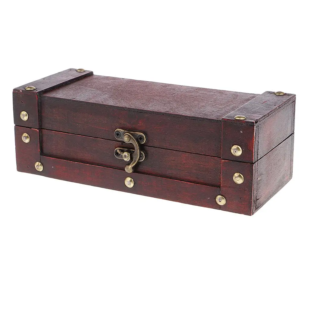 Russian Retro Vintage Style Wooden Jewelry Box Necklace Storage Box Case for jewellery earrings rings necklaces charms storage