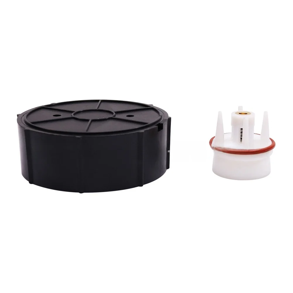 Replacement Backflow Conversion Kit for Plumbing Systems with Black Cylinder 89.6mm OD 40mm H and White Base Red Gaskets