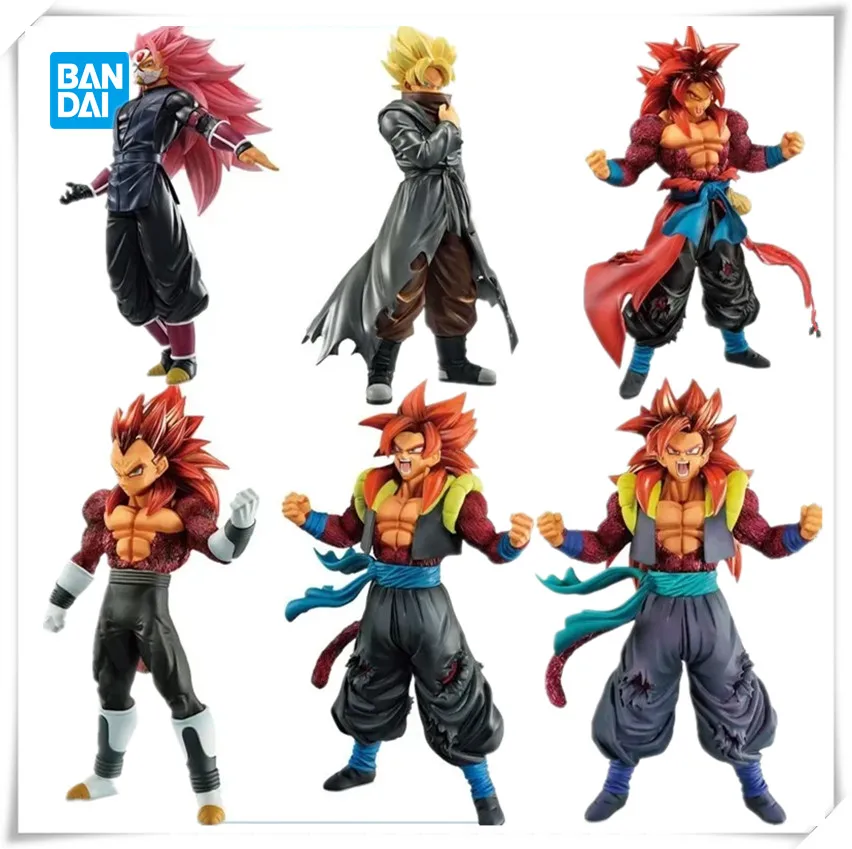 

Bandai Original Anime Dragon Ball Z Ichiban Kuji The fourth task Super Saiyan ROSÉ Son Goku Vegeta Gogeta Action Figure Toys