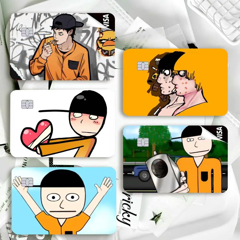 For Kevin Spencer Throw  Waterproof Film Skin Cover Credit Card Stickers Debit Front Bank Bus Pass