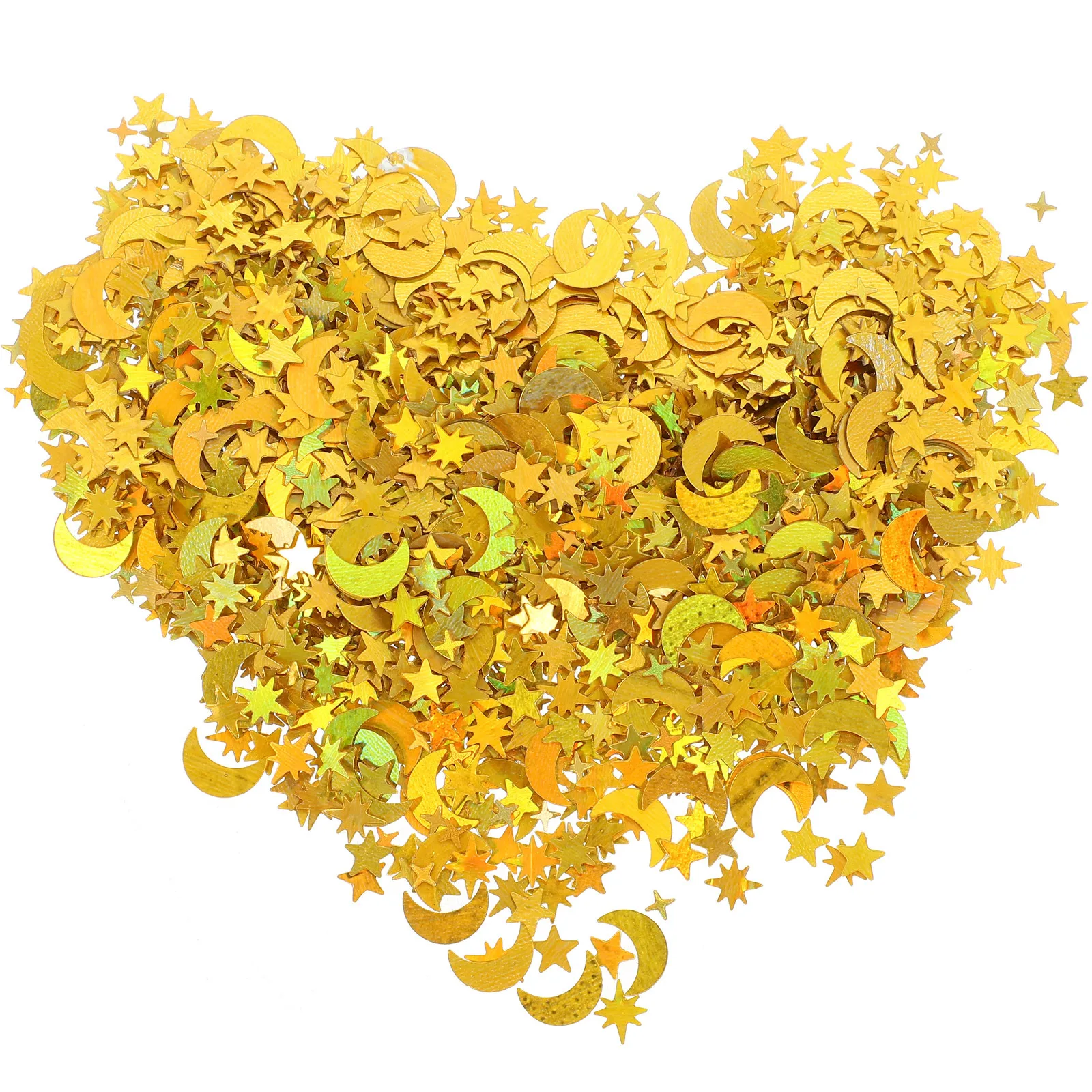 

1 Bag Of Moon Star Confetti Pet Table Scatter Decorative Party Confetti For Diy Craft Scrapbooking Festival Backdrop Decoration