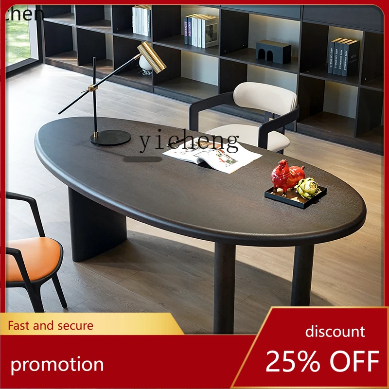 

HXL minimalist modern minimalist desk computer writing desk special-shaped home office desk