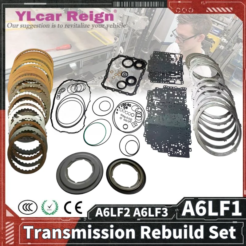 

A6LF1 A6LF2 A6LF3 Automatic Transmission Piston Friction Pads Steel Plate Simple Overhaul Repair Kit Rebuild Set For Hyundai Kia