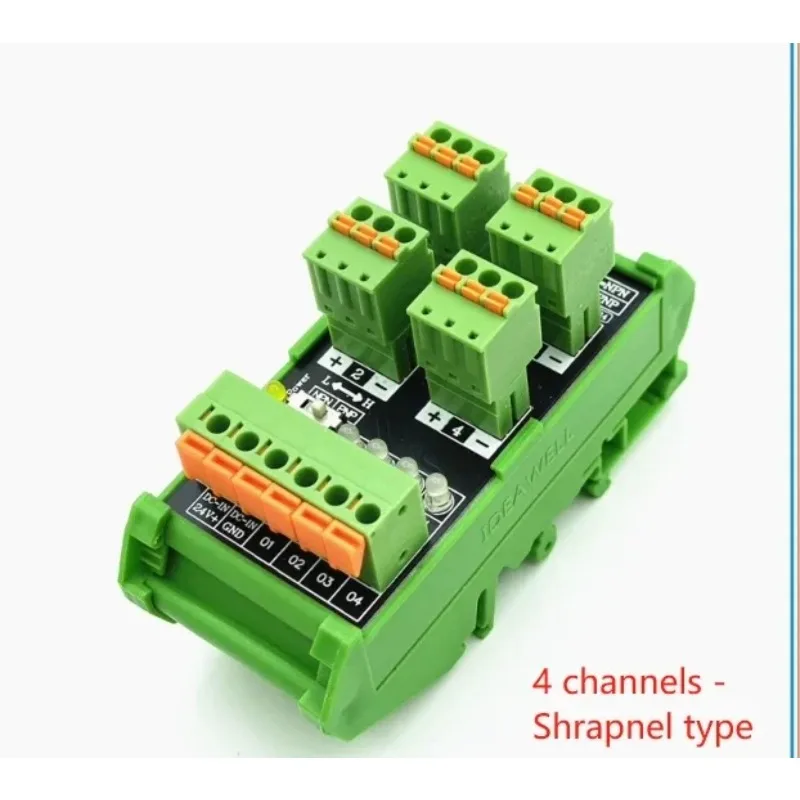 PLC Sensor Terminal Block 2-wire 3-wire 4/8/12/16 Channel NPN/PNP Input Photoelectric Proximity Switch