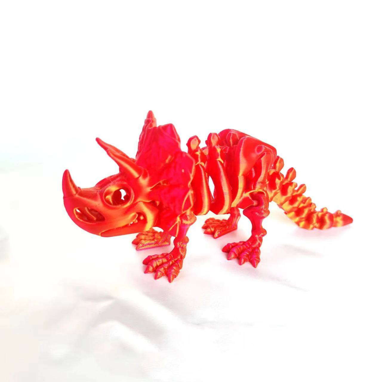 Model szkieletowego smoka z nadrukiem 3D Wieloprzegubowy ruchomy wyświetlacz Figurka akcji Model Zabawka Ozdoba na biurko Nowość Prezent dla dzieci