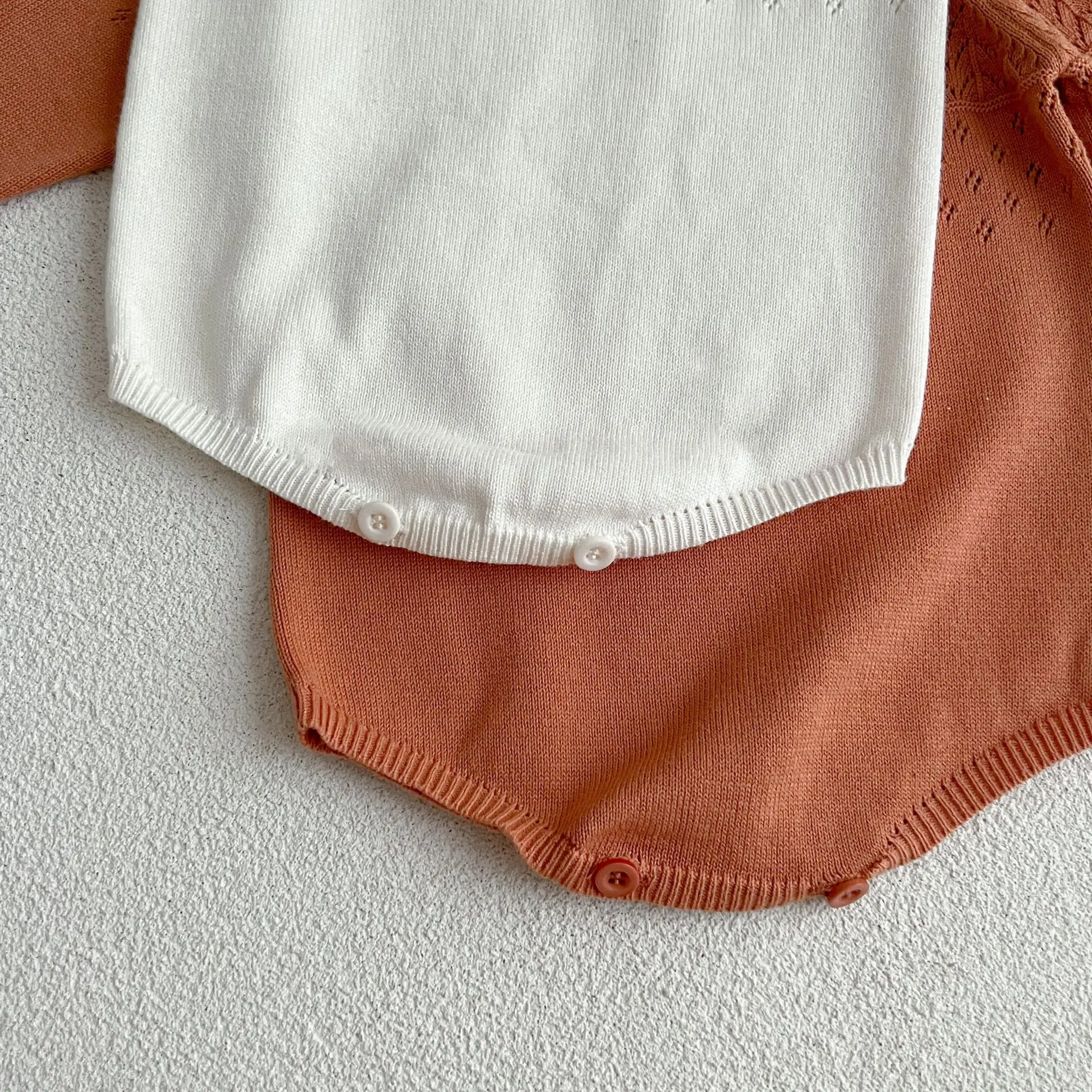 0-2Y Stricken Neugeborenen Overall Baby Mädchen Junge Frühling Herbst Kleidung Nette Langarm Pullover Romper + Hut Casual Neue geboren Outfits – Detail 17