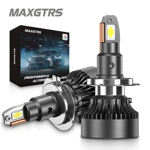 Светодиодные лампы MAXGTRS H7 130W 28000LM H4 LED Canbus для фар H11 H8 H9 9005 HB3 9006 HB4 H1, сверхъяркие 6500K, для автомобильных фар