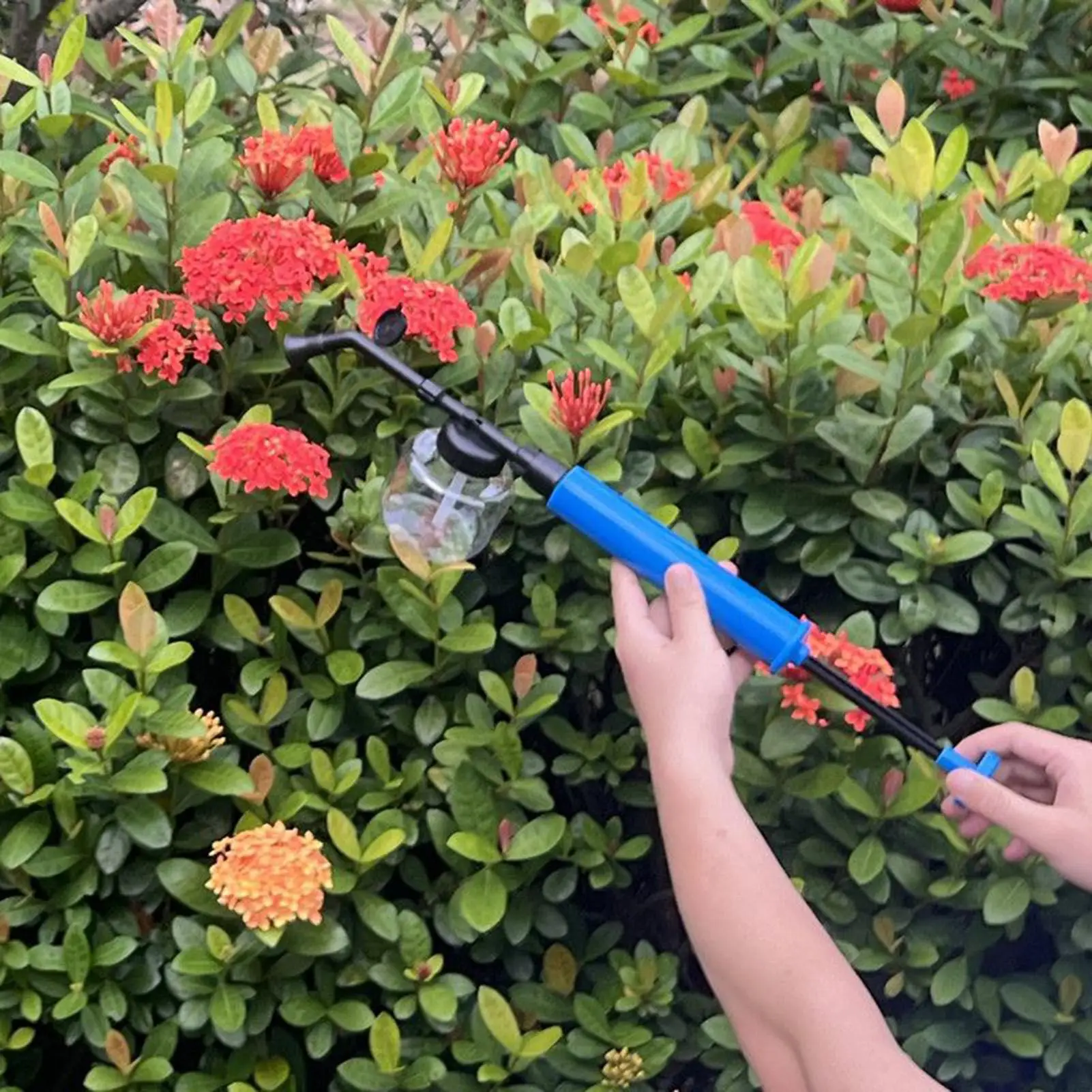 Powder Duster Applicator Handheld Pollinator Tool Versatile Agricultural Supplies Powder Dispenser Puffer Sprayer with Tank