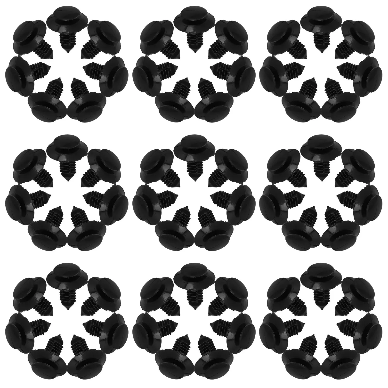 

100Pcs Car Door Panel Fasteners ABS Retainer Clips for Interior Trim Replacement Easy Install Universal Automotive Accessories