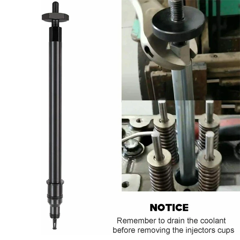 Injector Cup Nozzle Tube Remover and Installer Tool Alternative to J-47388-A W470589000700 for Detroit Diesel DD13 DD15 DD16