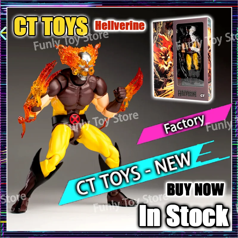 In Stock Ct Toys Hellverine Figure Wolverine Mafex 096 138 X-Men Anime Action Figure Figurine Statue Model Customized Gifts Toys