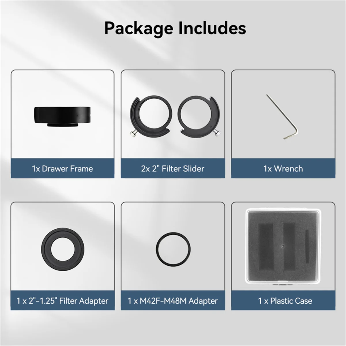 

2025 + SV226 Filter Drawer Integrated Molding -Light-Leaking Design with Holder for Filter Mounted Deep Star Photography