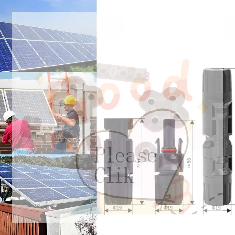 【HG】5 Pairs/10 Pairs PV Connectors IP67 Waterproof Solar Panel Connector Male & Female 1000V 1500V For Solar System Use