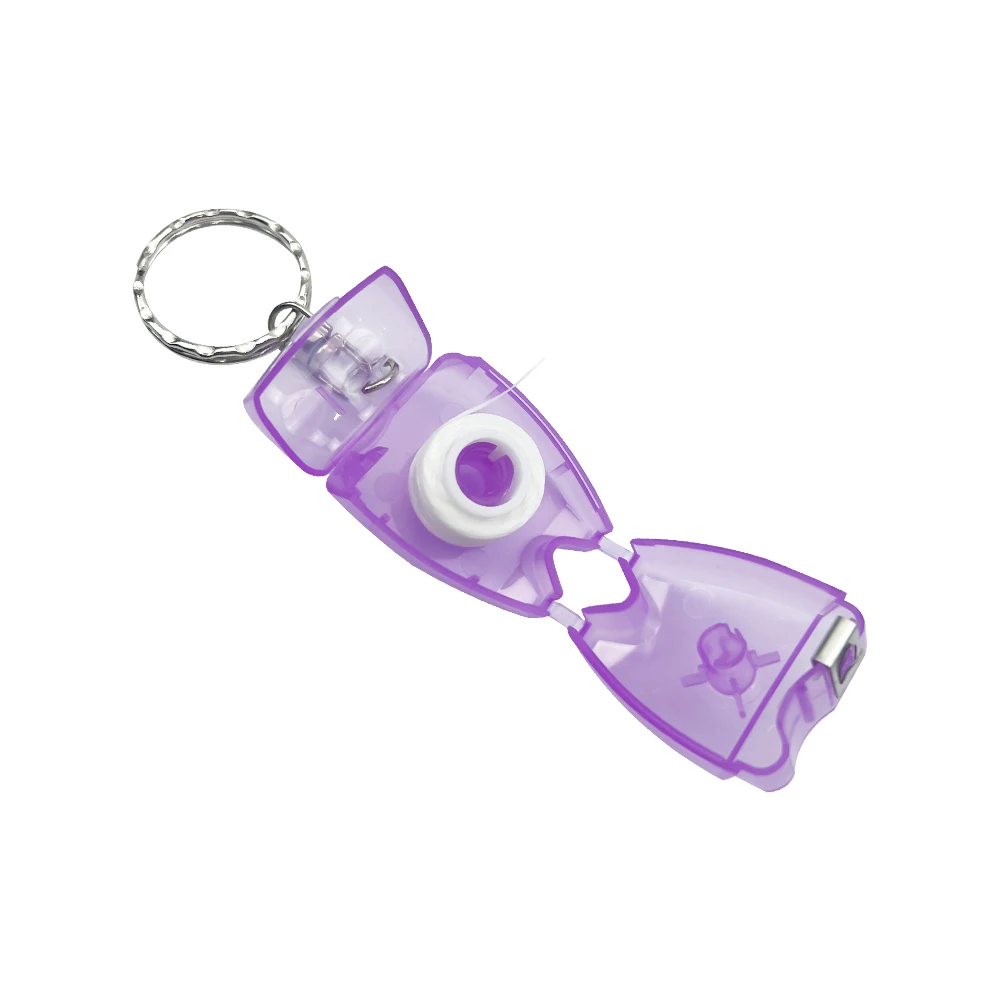 

10pc Dental Floss Keychain Oral Care Flosser 15m Portable Tooth Shape Keychain Teeth Cleaning Oral Care Tools Dentist Floss Gift