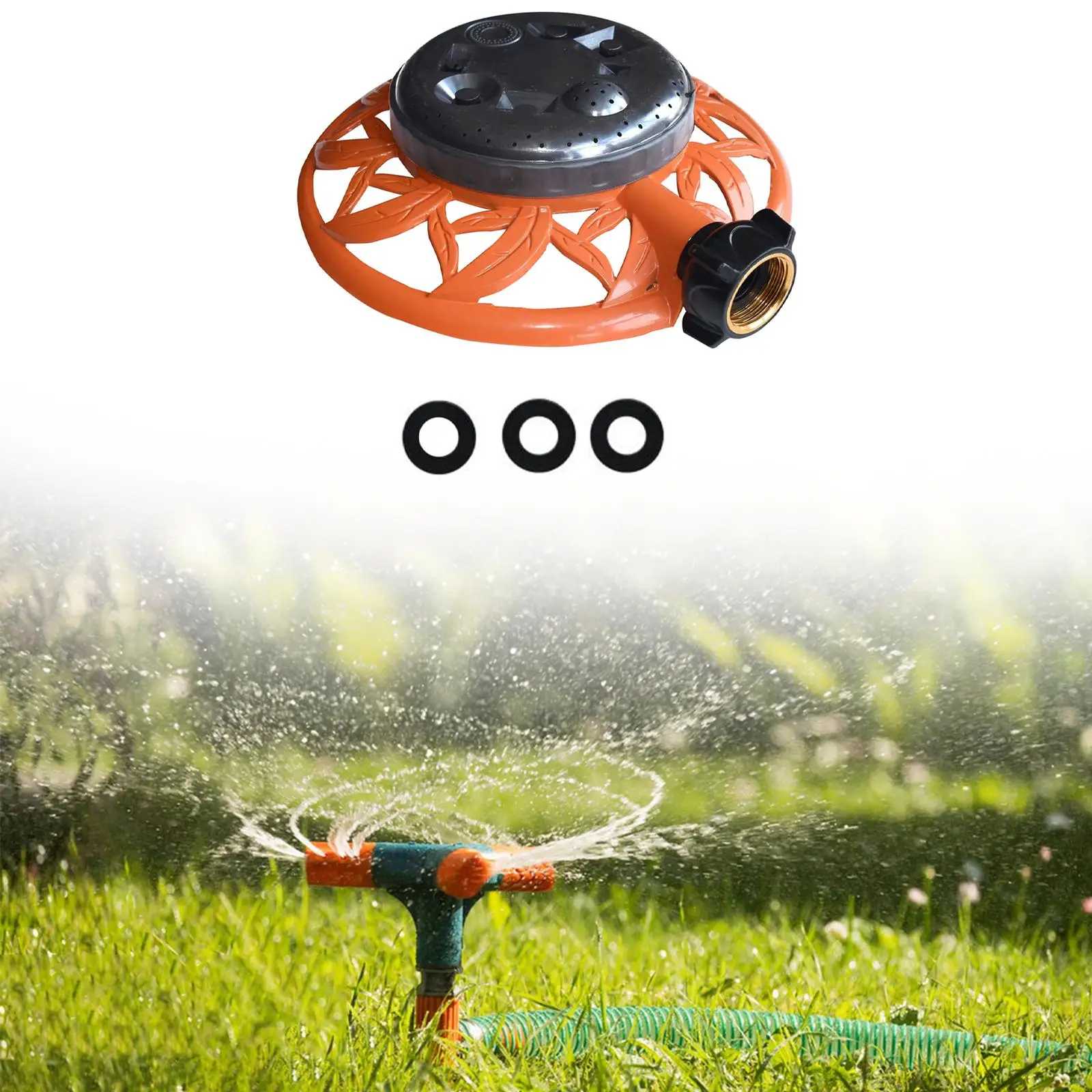 

Garden Sprinkler for Small Areas Heavy Duty 8 Pattern Yard Irrigation System