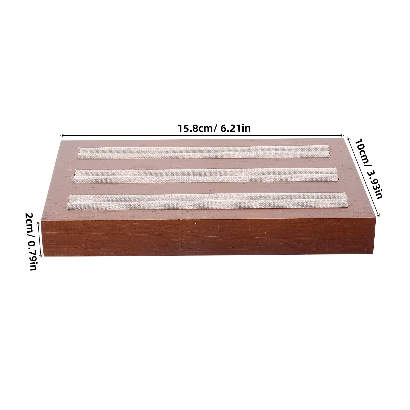 Wood Jewelry Tray Rings Earrings Studs Organizer Home Travel Solid Wood Display Jewelry Storage Ring Organizer Tray