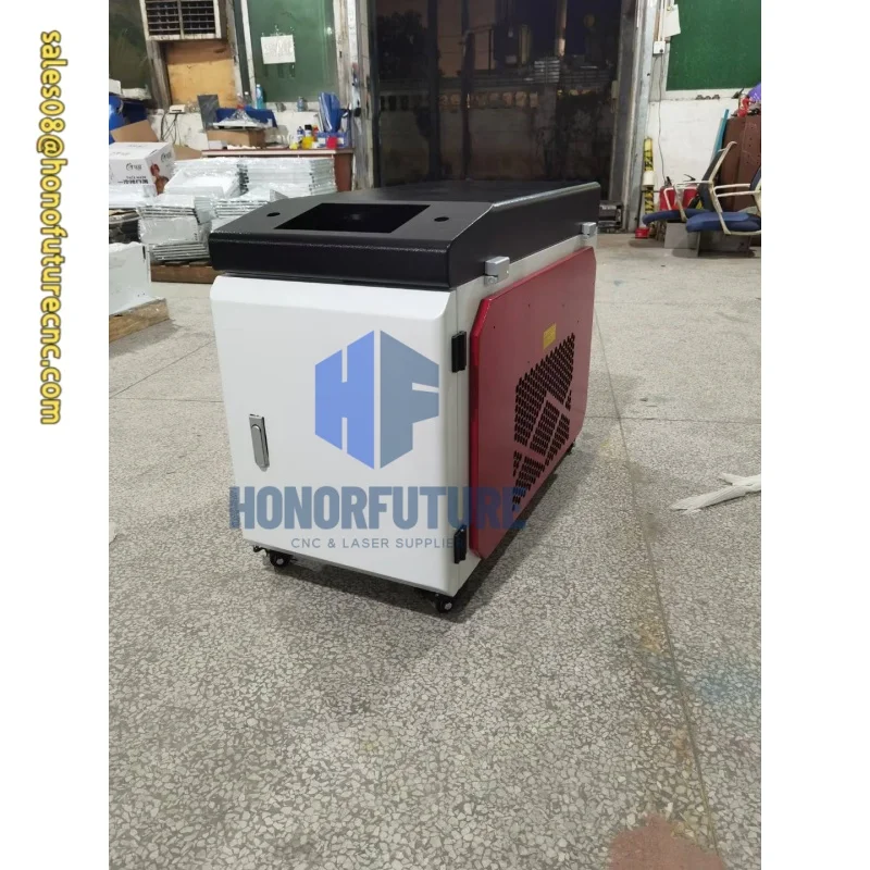 Portable Fiber Laser Welding Machine Lazer Welder with Auto Wire Feeder Bingyue Water Chiller for Stainless Steel Aluminum Metal