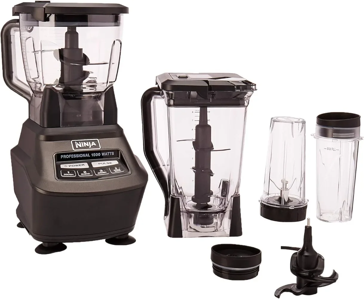 BL770 Mega Kitchen System, 1500W, 4 Functions for Smoothies, Processing, Dough, Drinks & More, with 72-oz.* Blender Pitcher