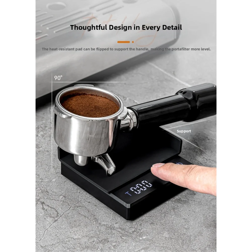 

Smart Touchscreen Coffee Scale: 0.1g Accuracy With Blend Meter & Water Ratio Coffee Electronic Scale Measuring Tools