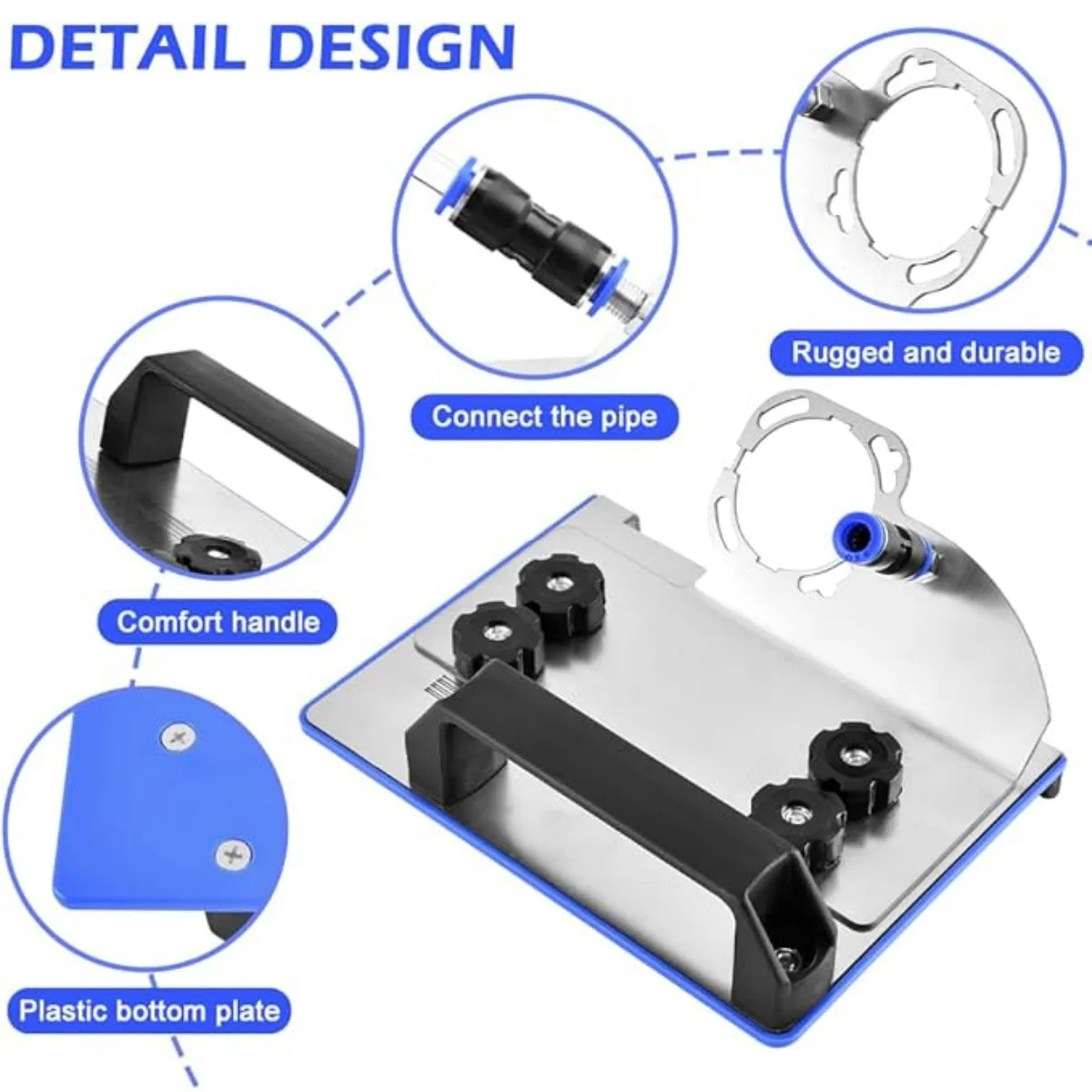 Angle Chamfer Tool for Finely Cut Stand Holde / Saw Blade,Tile Cutting Efficient Angle Bracket Tiling for Type 100 Angle Grinder - view 6