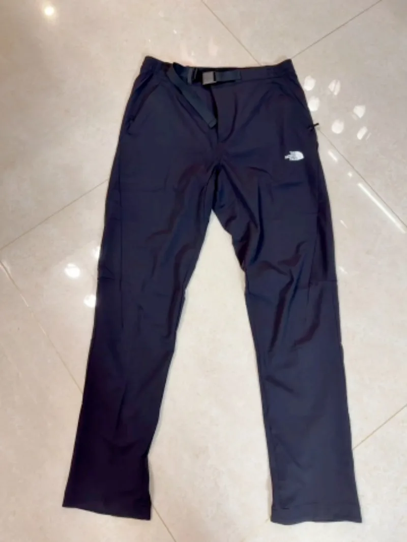 The North Face Urban Exploration Men Pants Soft Lightweight Straight Slim Anti-splash Black Outdoor Hiking Trousers
