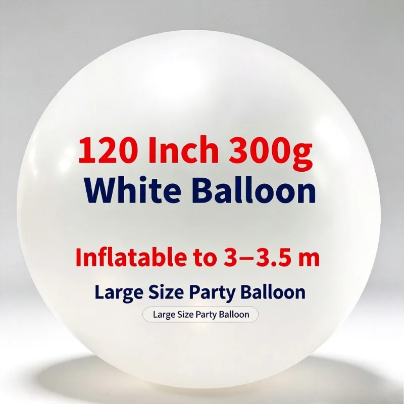 120-Inch 300g oversized red ball, can blow 3~ 3.5 meters, outdoor lift-off weather balloon large-scale event