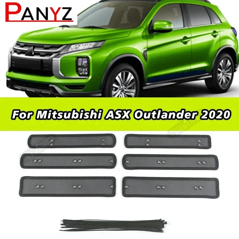 Car Insect Proof Net For Mitsubishi ASX Outlander Sport Eclipse Cross 2020 Water Tank Cover Racing Grid Protective Net