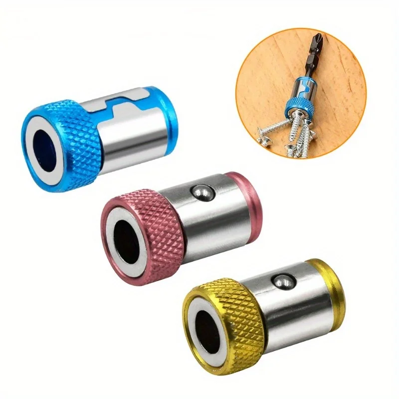 

Magnetic Bit Holder Alloy Electric Magnetic Ring Screwdriver Bit Non-slip Anti-Corrosion Magnet Ring for Phillip Bit Magnetizer