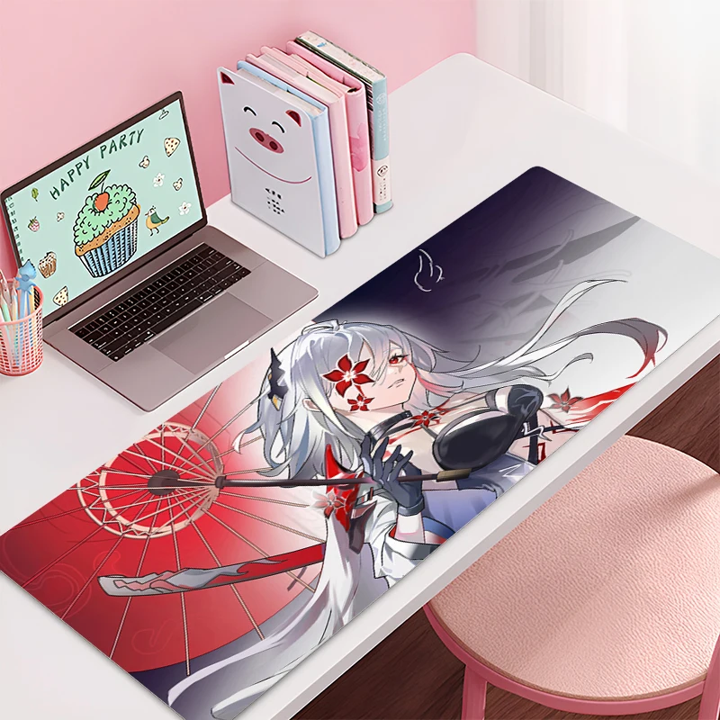 

Mousepad Large Honkai: Star Rail Acheron Gaming Keyboard Gamer Mouse Pad on The Table Desk Mat coaster PC Anime game Mouse Mats