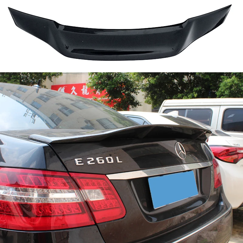 

Mercedes W212 renntech style carbon fiber rear trunk wings spoiler for benz E class w212 2010 - 2016