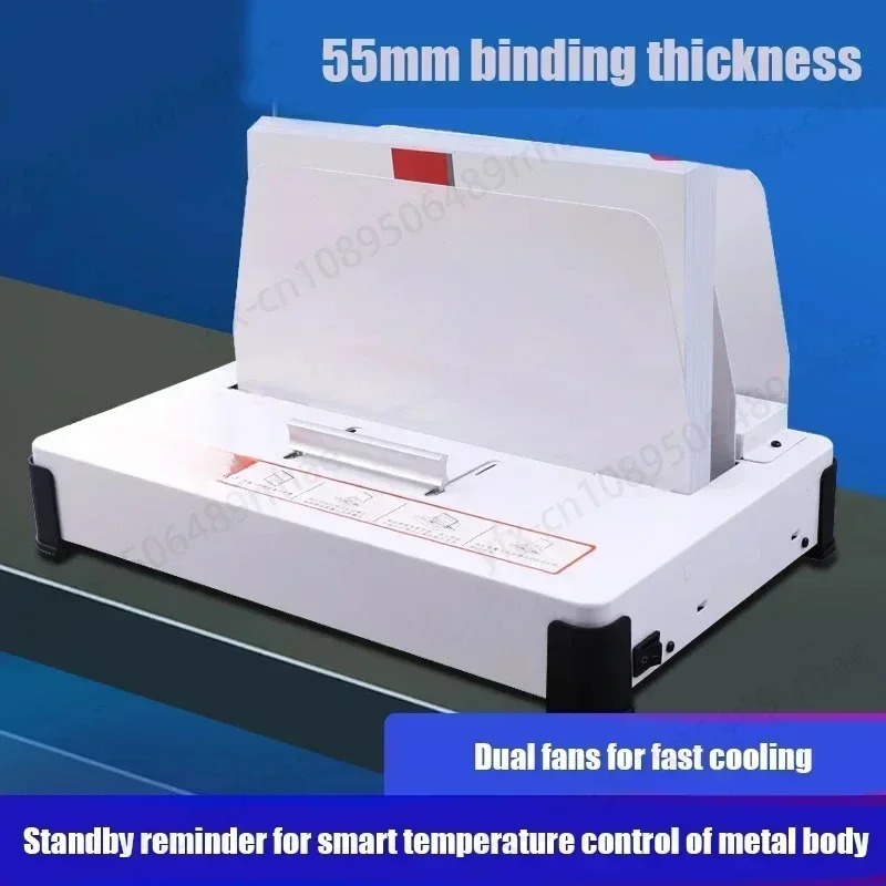 Hot Melt Binding Machine GD380 A4 Book Cover Glue Binder Electric Hot Melt Glue DIY Wireless Glue Binding Machine