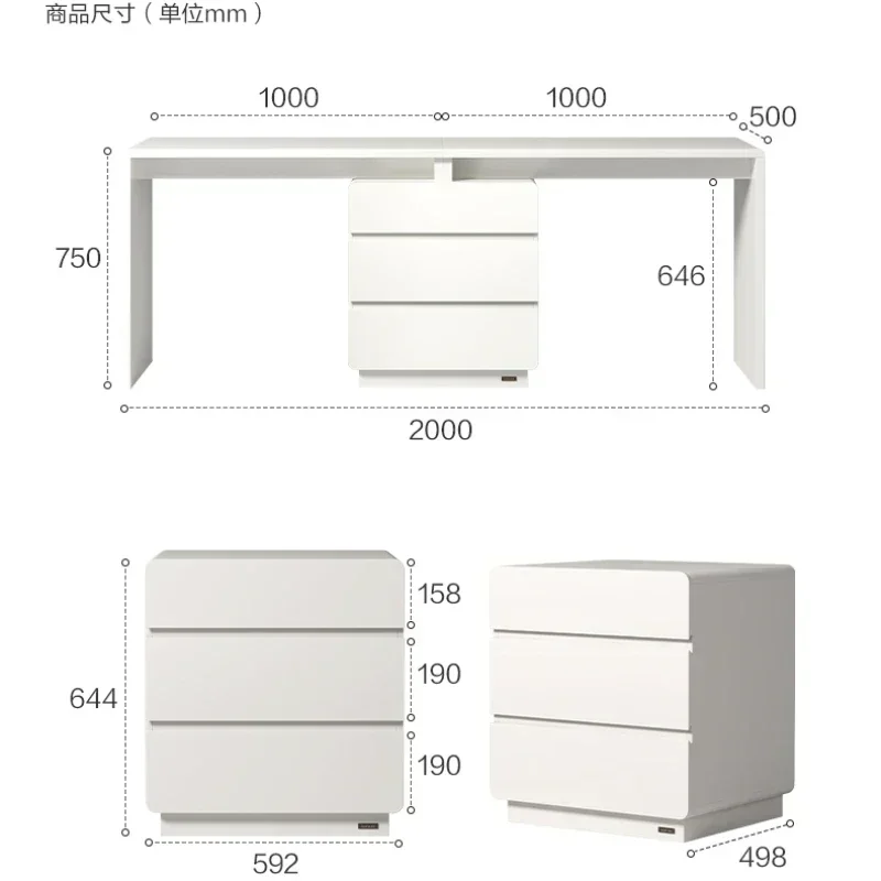 ปรับการศึกษาโต๊ะทํางานพับได้เรียบง่ายเก็บโต๊ะทํางาน Workbench แล็ปท็อป Escritorio เฟอร์นิเจอร์ QF50OD