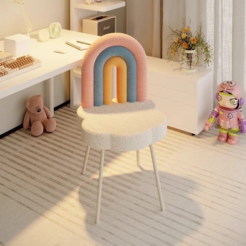 Relaxing Makeup Chair Bedroom Single Person Rest Chairs Modern Luxury Comfortable Interior Elegant Dining Room Furniture
