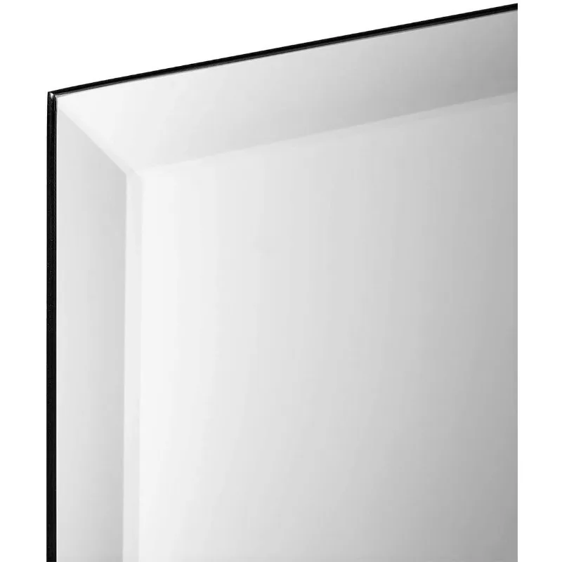 Melhor Bevel Frameless Full-Length Retângulo Espelho, Espelho de parede, 1 "Borda chanfrada, 16" x 60"