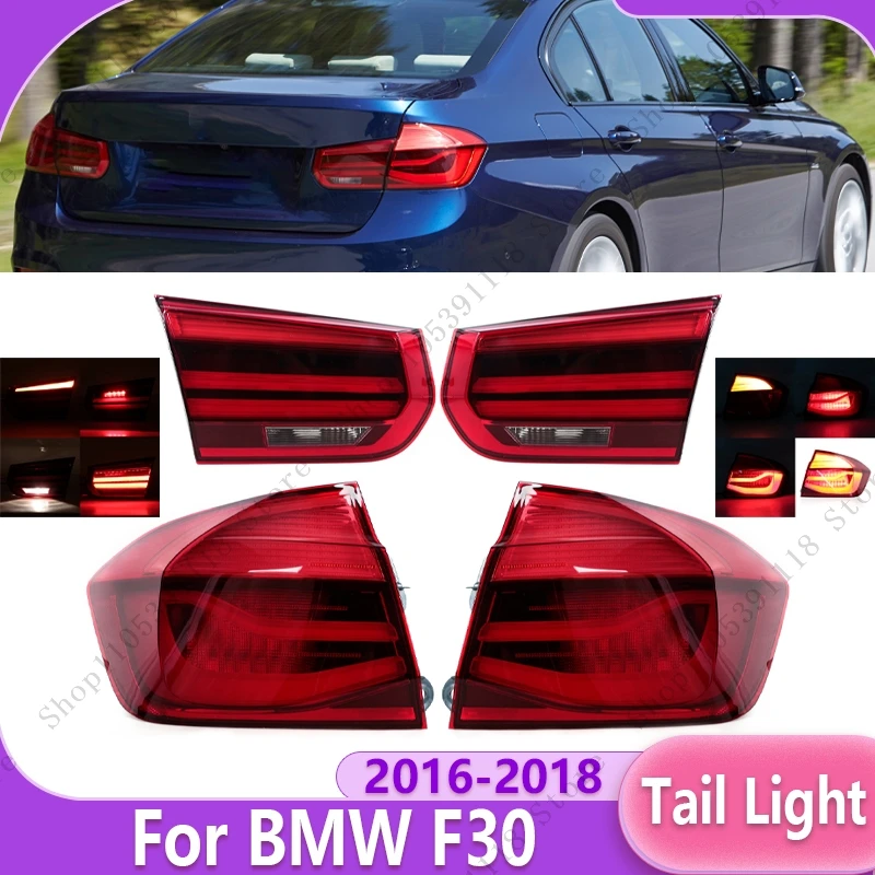 Car Tail Light Assembly Rear Turn Signal Light Brake Lamp Reversing Foglamp For BMW F30 2016 2017 2018 63217369117 63217369121