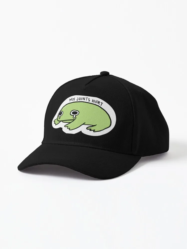 My Joints Hurts Crying Green Frog Baseball Cap custom hats Military Cap Man Women Hat Men's