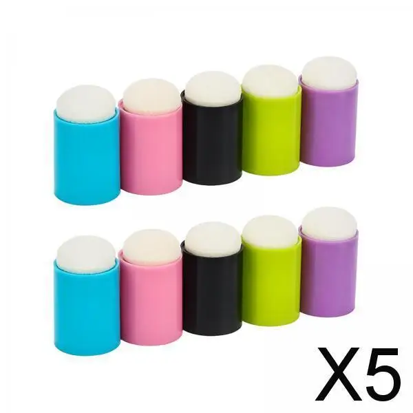 

Craft Daubers Finger Sponge Set for Stamping Drawing Arts and Face Painting Supplies for Kids Adults