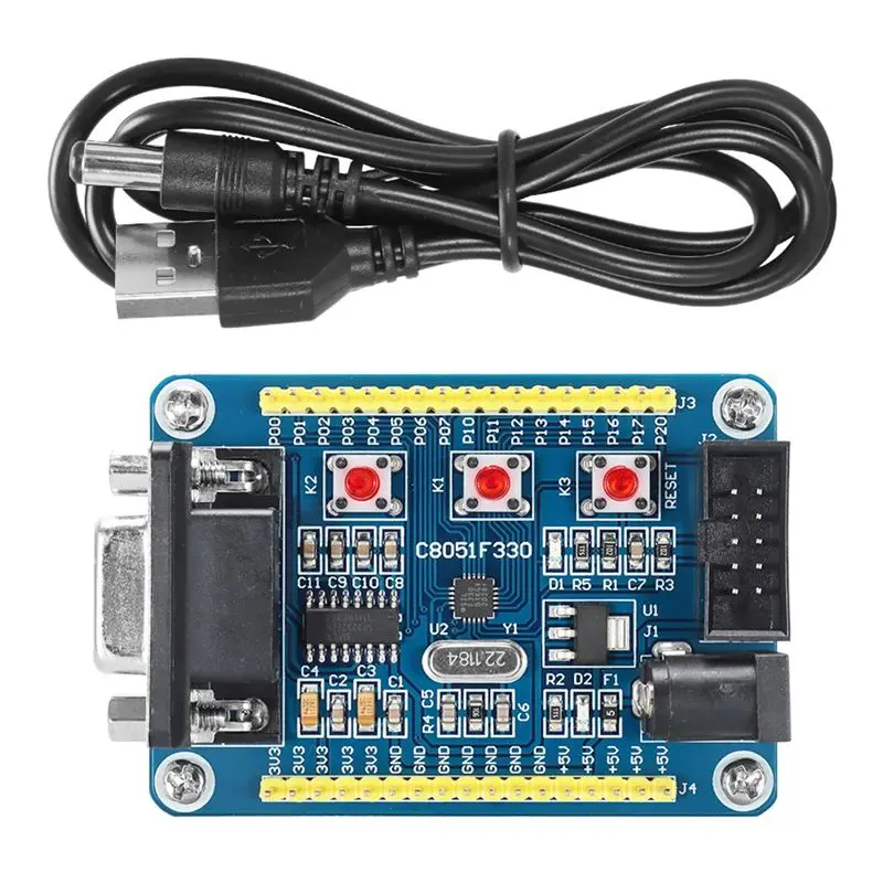 [NEW!A08R】 C8051F330 Development Board MCU Chip C8051F330 Development Board Development Board